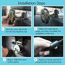 HASTHIP® USB Fan for Car Back Seat,Rotatable USB Fan with Cable,Headrest Mounted 5V Mini with 3 Speed Switch Controller for Baby Back Seat Passengers gallery image