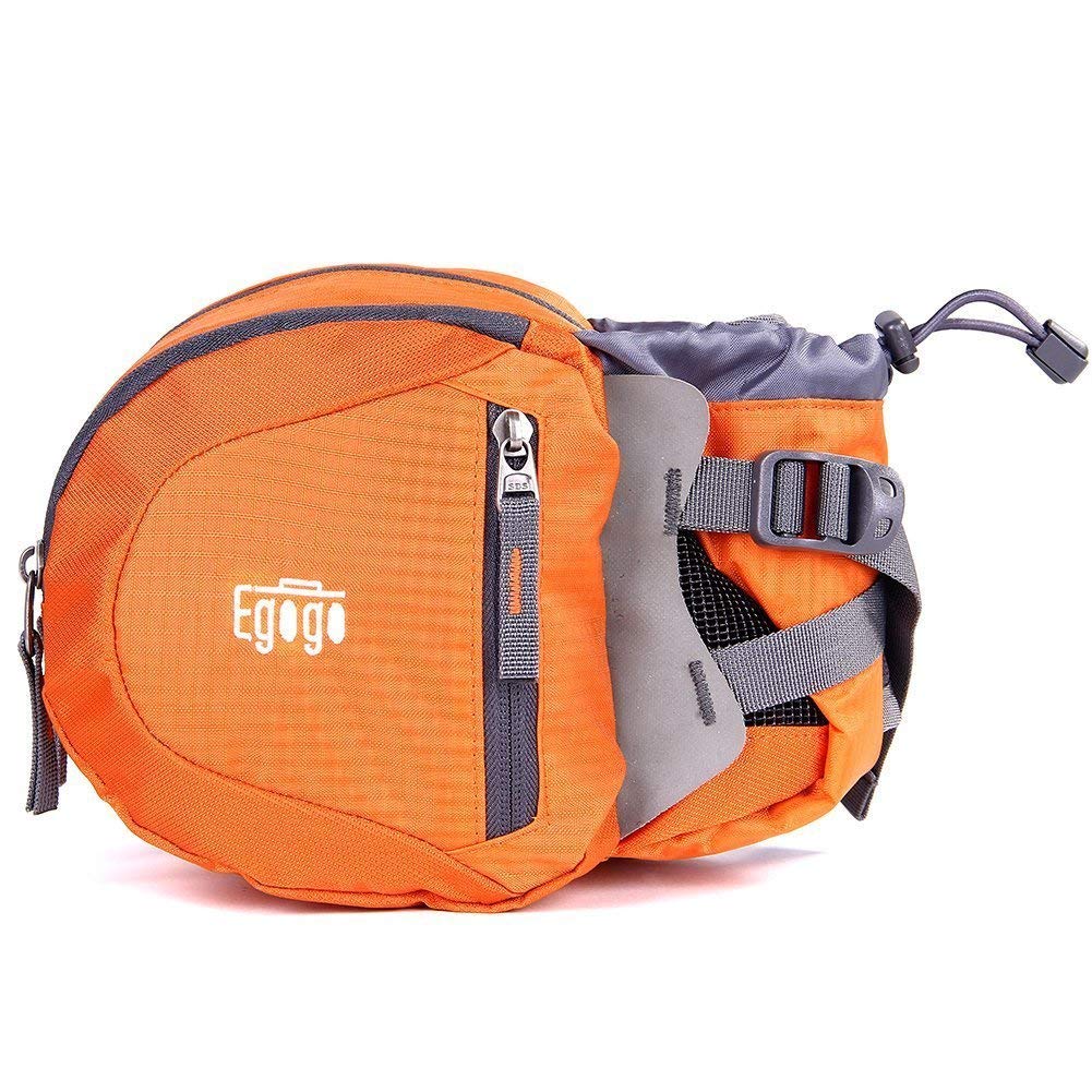 EGOGO Viaggi Sport Pack Fanny Pack Barbone Marsupio Escursionismo Borsa con Porta Bottiglia d'Acqua S2209