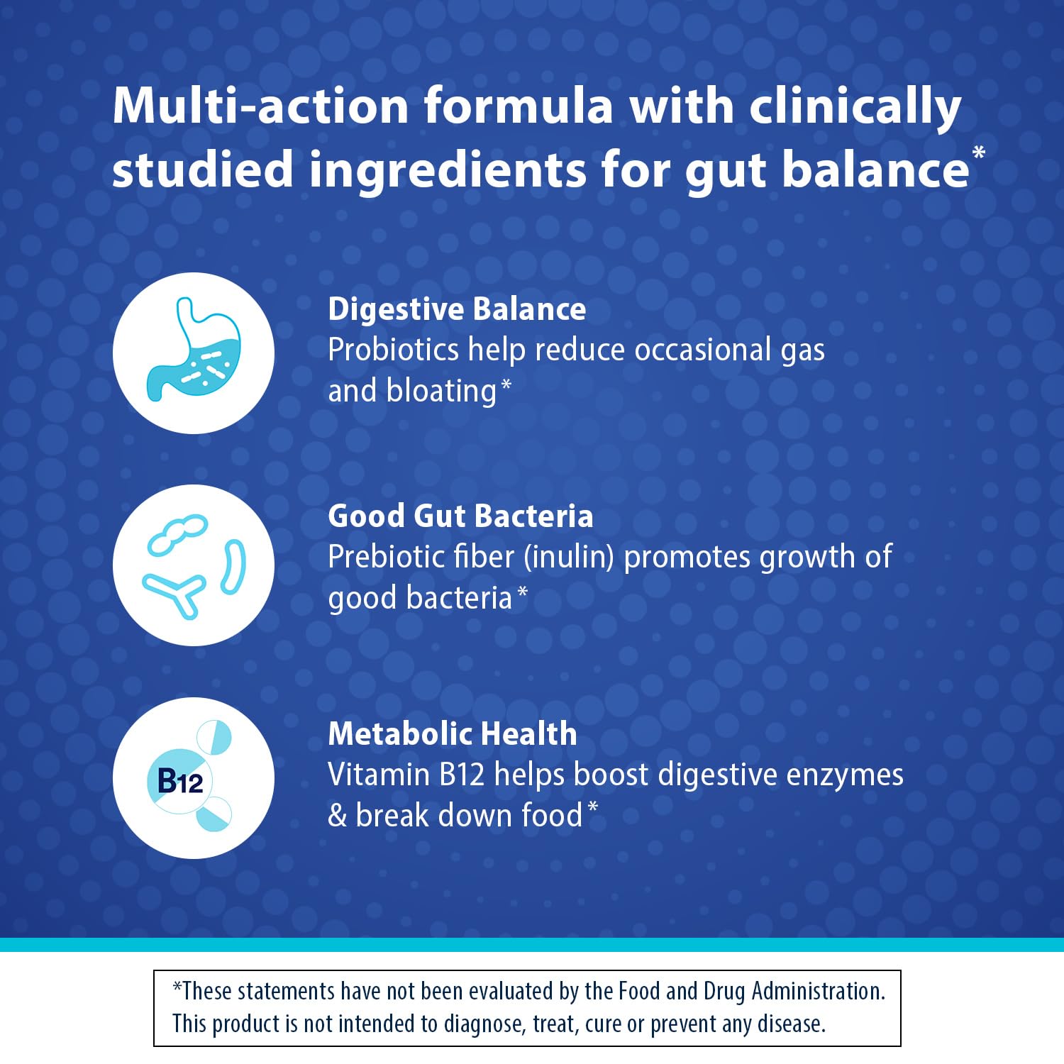 Florastor Prebiotic and Probiotic Gummies with Vitamin B12, 56 Gummies — Amazon image 5