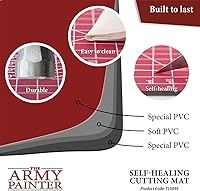 Vista 3 de Alfombrilla de corte autorreparable The Army Painter Alfombrilla de PVC antideslizante de doble cara Alfombrilla de corte y modelado de 3 capas