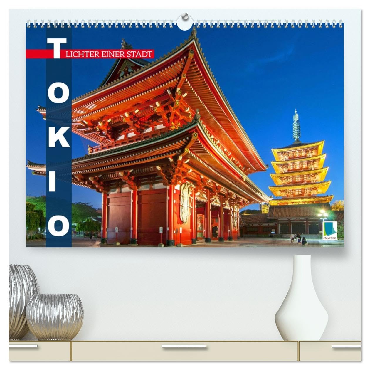 Tokio: Lichter einer Stadt (hochwertiger Premium Wandkalender 2026 DIN A2 quer), Kunstdruck in Hochglanz: Tokio: Japans Haupstadt bei Nacht (CALVENDO Orte)