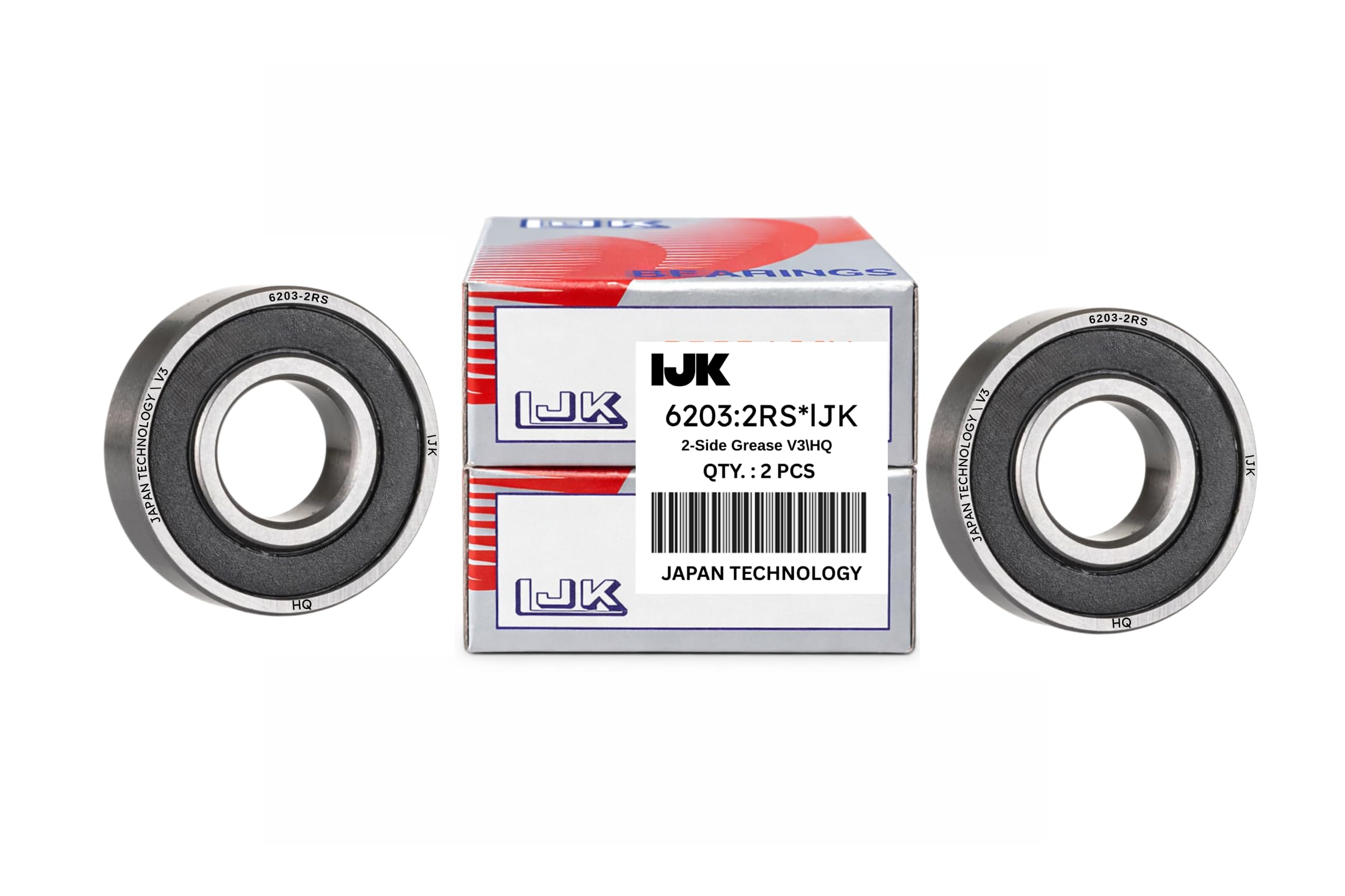 6203 2RS Bearing Set-image-1