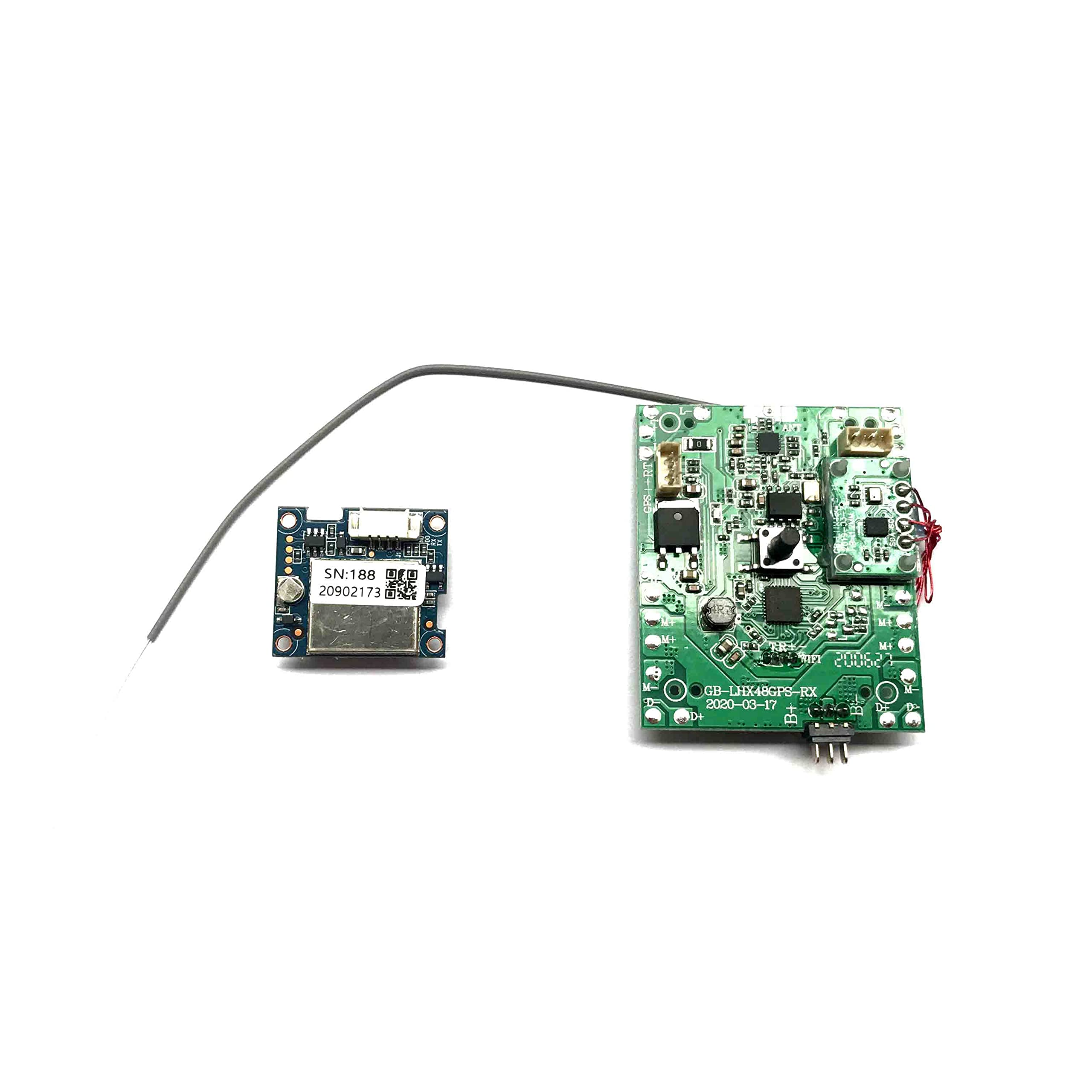 S167 4K Cámara GPS RC Drone Accesorios Repuestos Placa PCB Placa Base Receptor GPS Plantilla Kit de Pieza Drone FPV Módulo GPS (Color: Conjunto de Plantillas GPS)