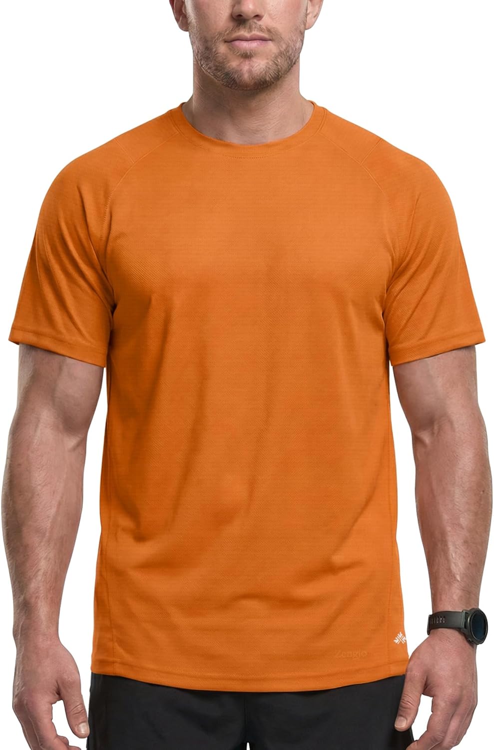 Zengjo Running Shirts for Men Quick Dry Performance T-Shirt Moisture-Wicking Athletic Tee for Gym Workout Training