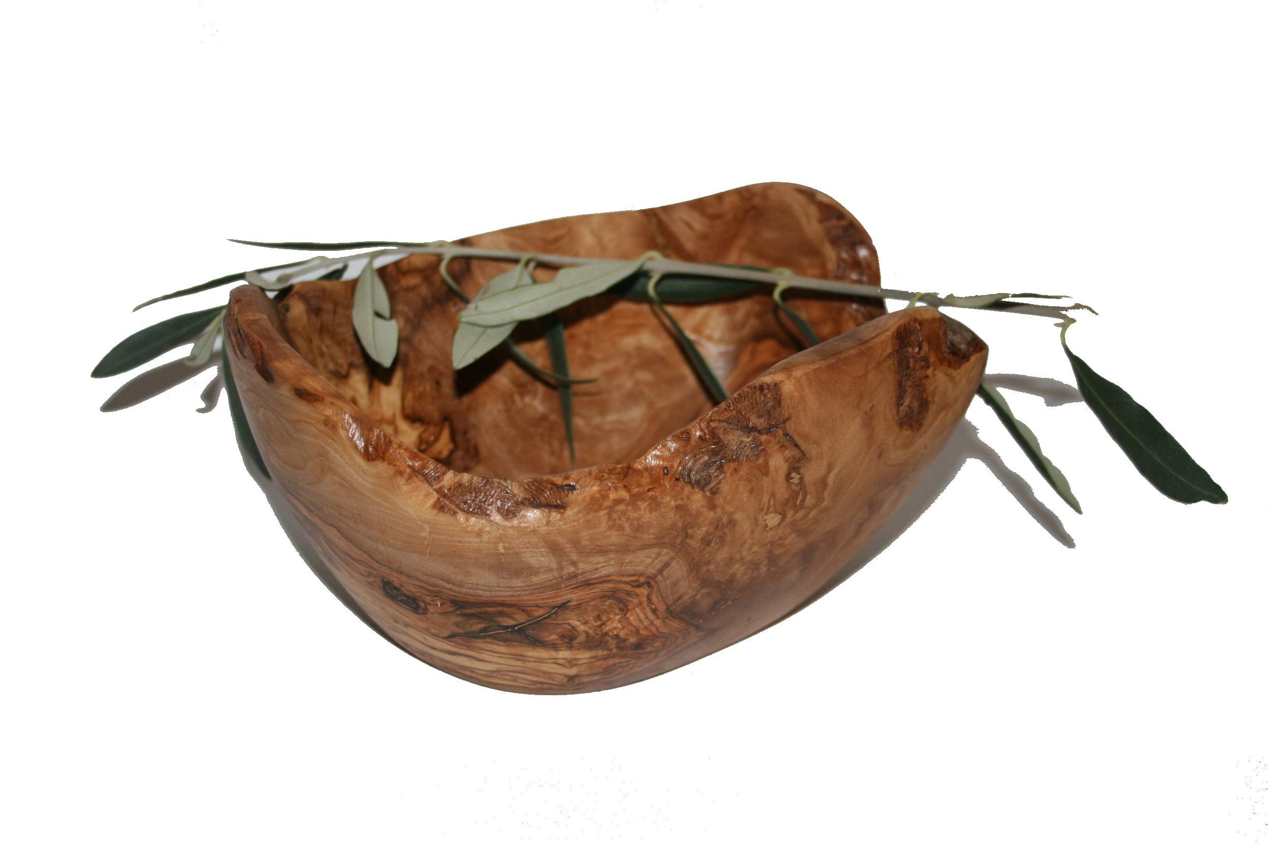 Porte Savon forme Ovale en Bois d'Olivier