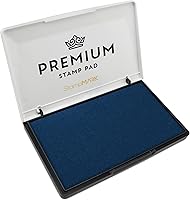 Vista 37 de Almohadilla de sello prémium tamaño mediano 3 x 4 pulgadas – para sellos de goma tradicionales – Almohadilla de fieltro color rosa