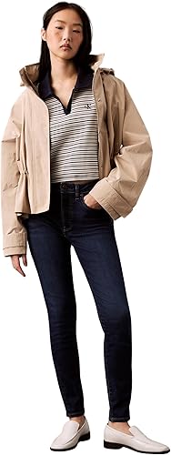 Calvin Klein Vaqueros Mujer Skinny Blue Orbit Talle Medio, Azul (Blue Orbit), 28