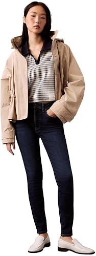 Calvin Klein Calças de ganga mulher Skinny Blue Orbit tamanho médio, Azul (Blue 
