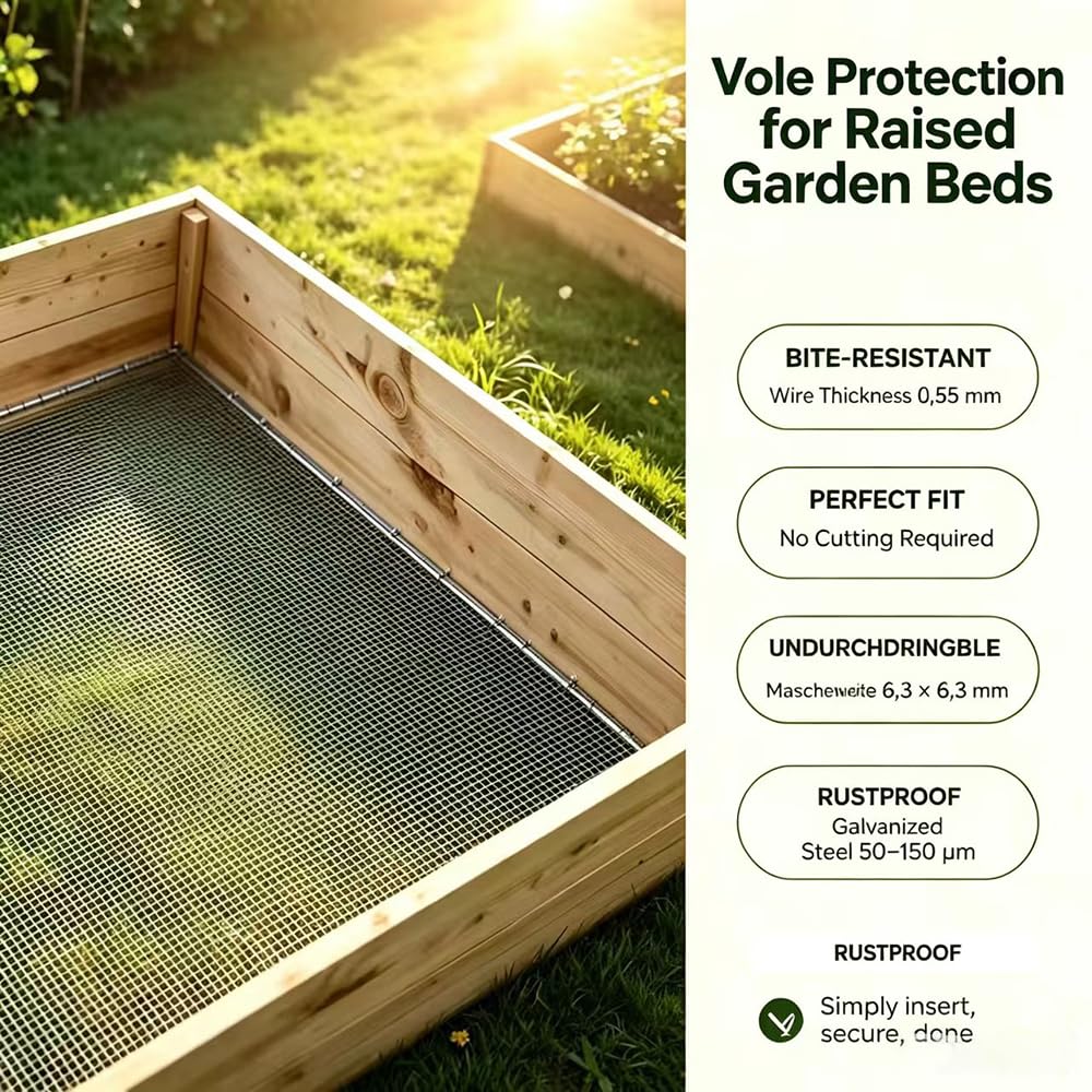 Grillage galvanisé 1m×10m maille fine 0,63mm, grille anti rongeur,grillage à poule, enclos lapin, volière, protection anti rongeur, clôture jardin robuste, grillage métallique polyvalent