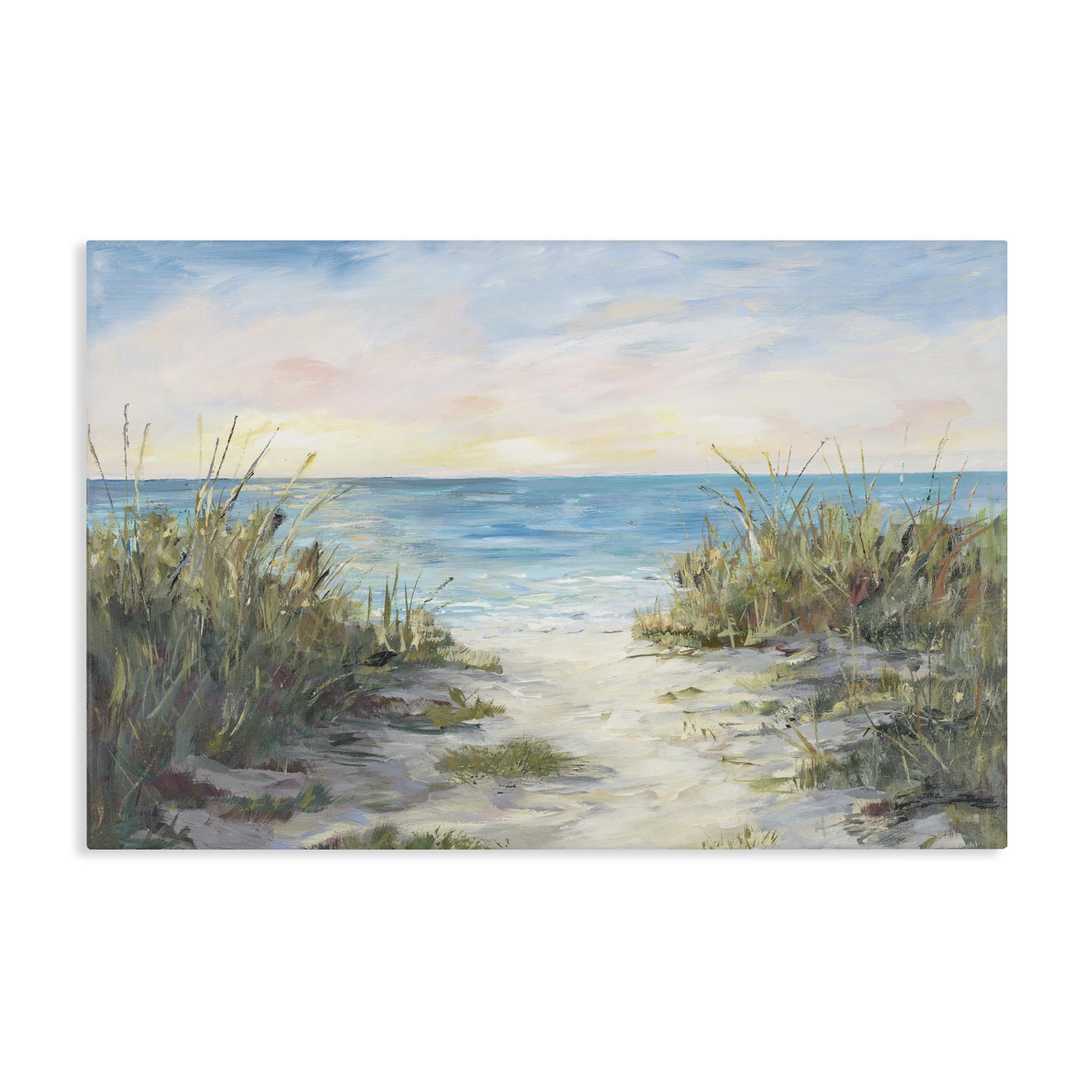 Stupell Industries Coastal Pathway Horizon 'Walk To The Beach'| Canvas Art