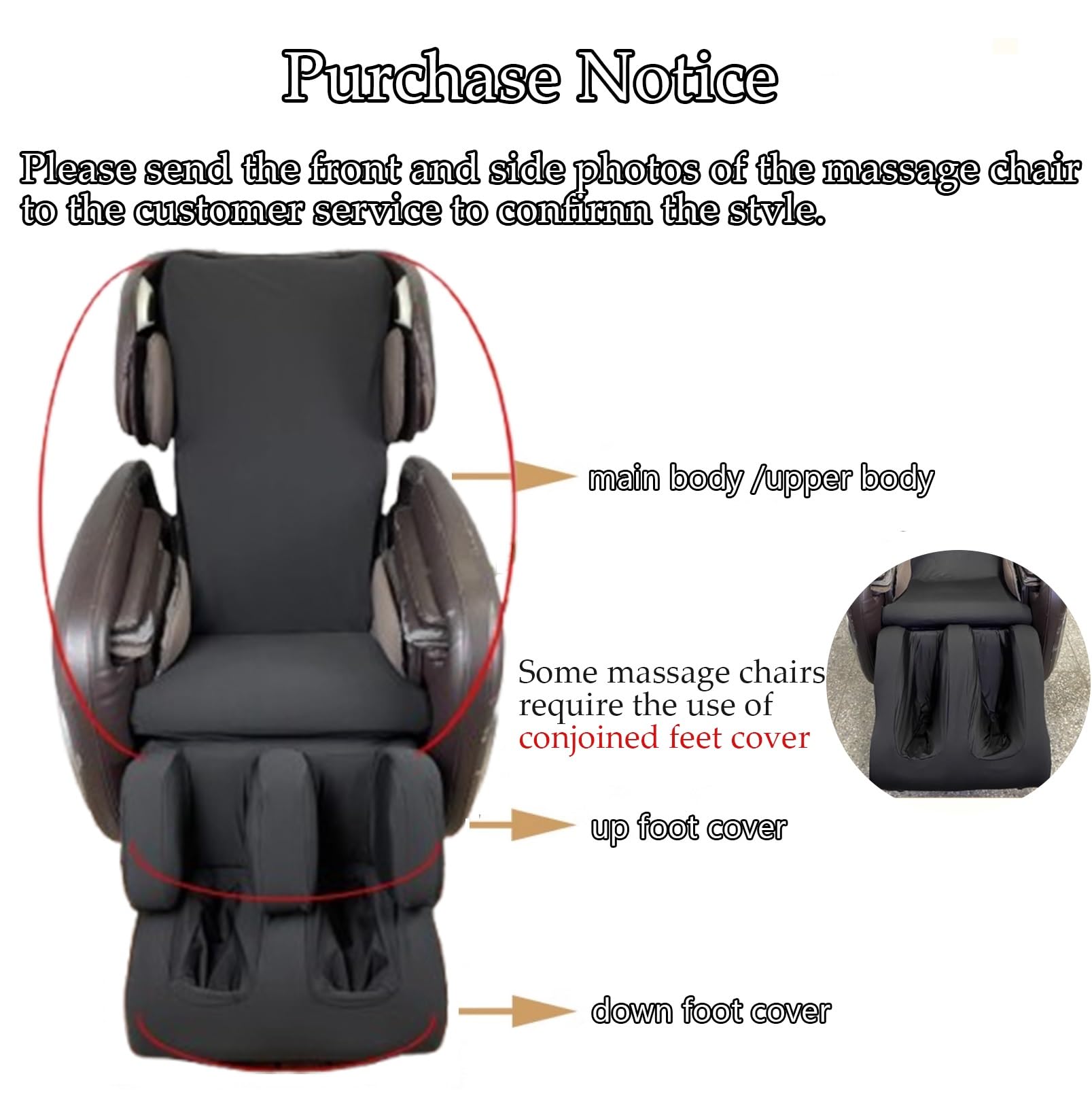 Ganzkörper-Shiatsu-Massagestuhlbezug,Abdeckung für Massagesessel Stretch Zero-Gravity-Stuhlbezug Tragbarer Staubdichter Massagesessel Bezug Wiederholbar Waschen(Khaki)