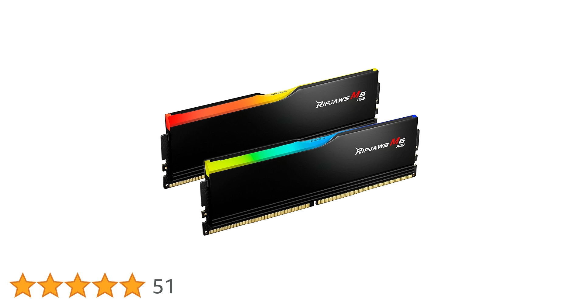 (未開封) G.SKILL RIPJAWS M5 DDR5 メモリー 64GB G.SKILL Ripjaws M5 RGB Series DDR5 RAM (Intel XMP 3.0) 64GB