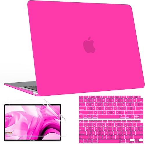 Miniatura 16 de B BELK Funda rígida compatible con MacBook Air de 13 pulgadas 2021 2020-2018 versión A2337 A2179 A1932, carcasa rígida para MacBook Air M1 de 13.3