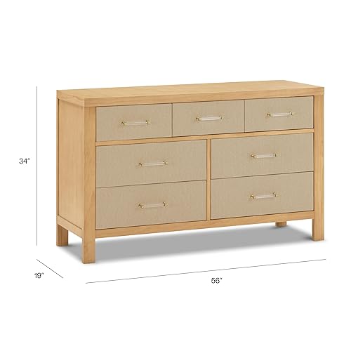 Miniatura 2 de Namesake Eloise 7-Drawer Baby Dresser for Nursery - GREENGUARD Gold Certified - Assembled Double Chest of Drawers for Kids, Boys & Girls -