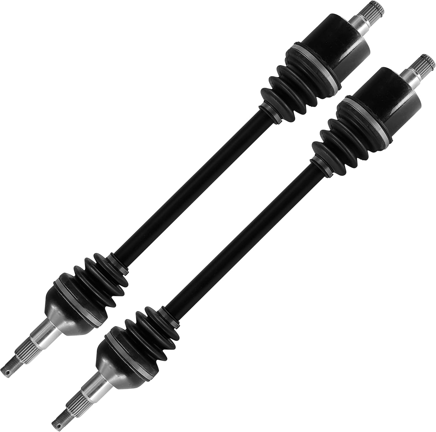 Caltric Rear Left and Right Complete Cv Joint Axles Compatible with Can-Am Commander 800R 4X4 2013 2014 2015 / Commander 1000 4X4 2013 2014 2015
