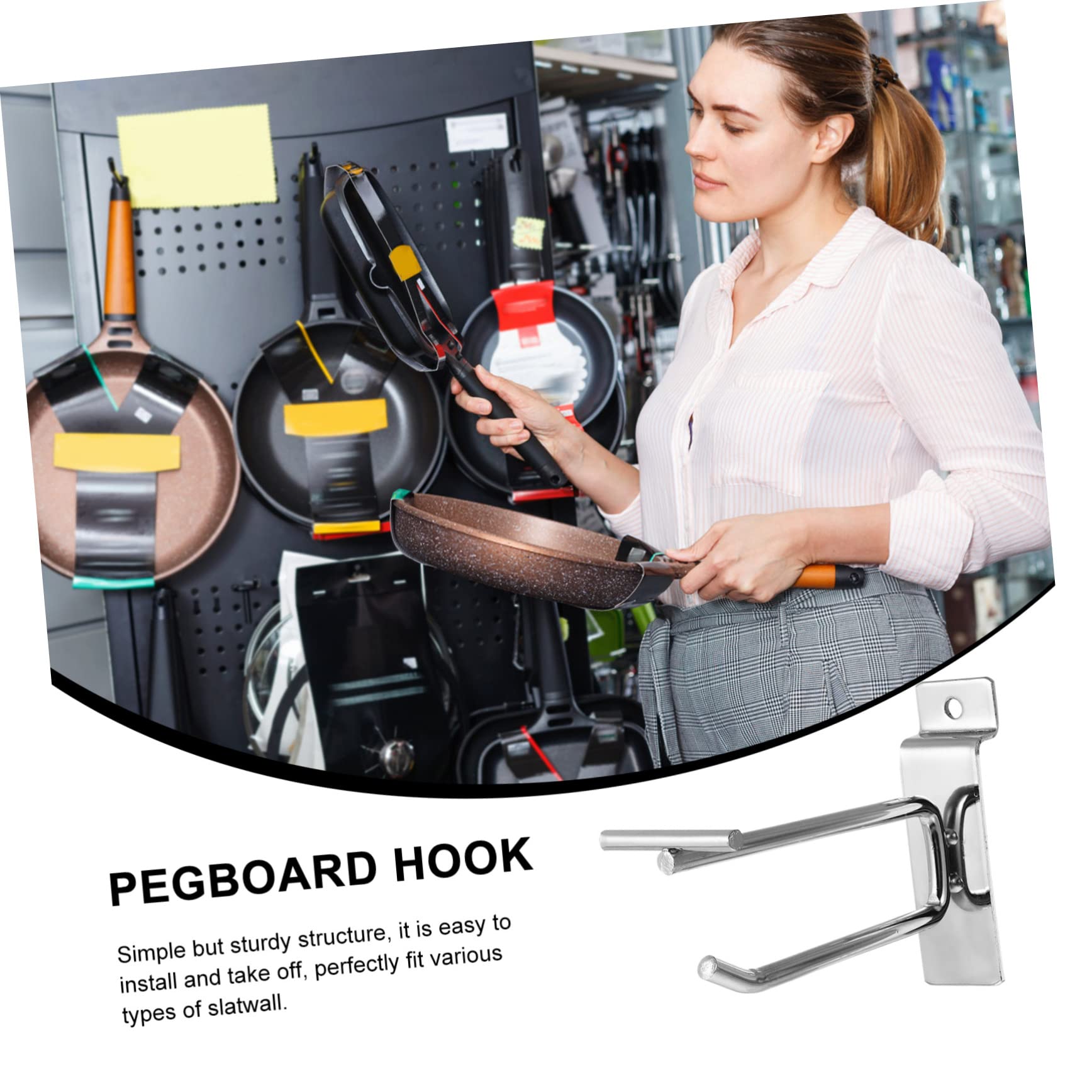 Alipis 10 Stück Heavy Duty Garage Haken aus Hänger für Garagenregale Werkzeughalter Stabil Langlebig zur Optimalen Organisation von Werkzeugen Haushaltsgegenständen