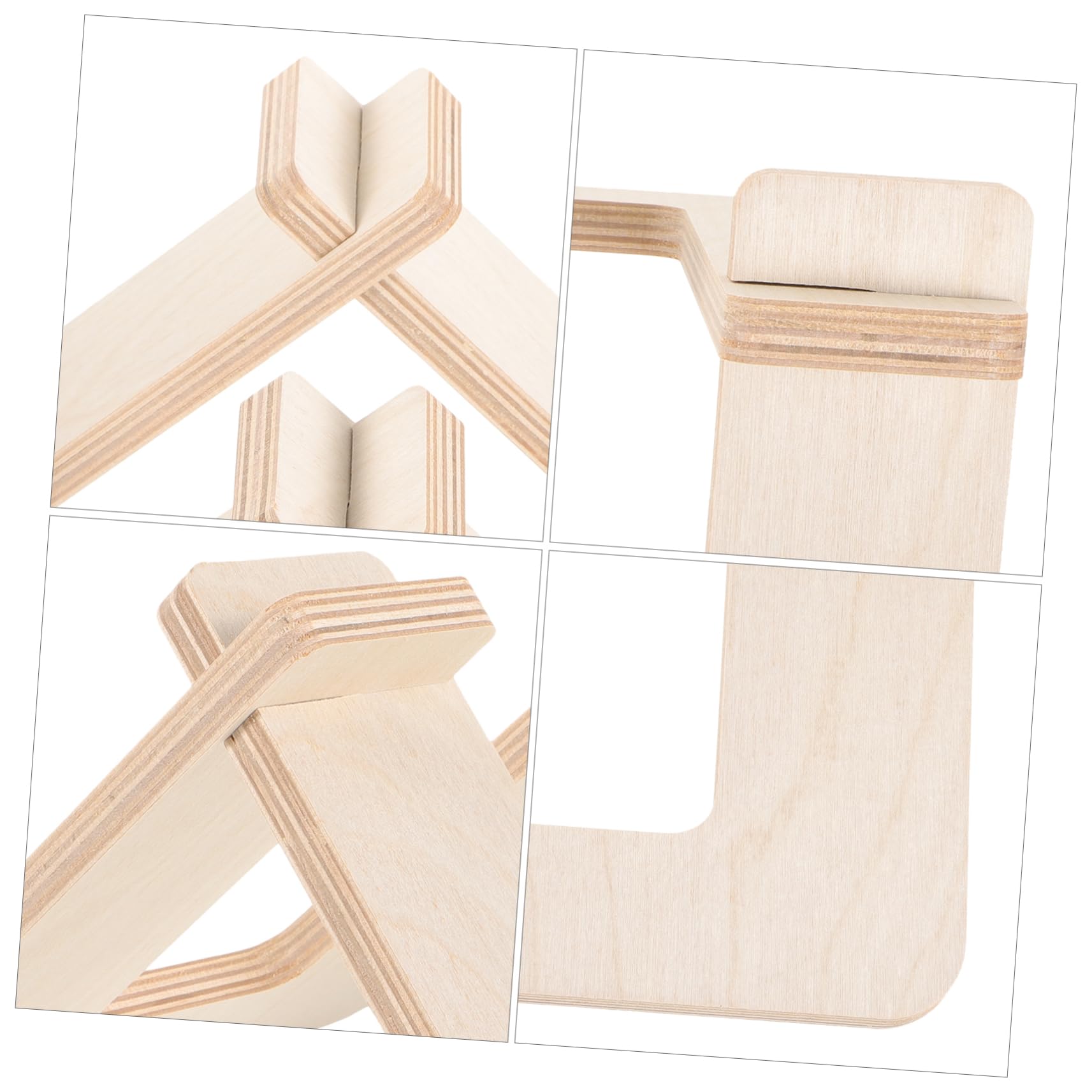 SEWACC Portable Wooden Bike Stand Scooter Support for Balanced Scooters Easy to Install Lightweight Detachable Parking Rack for Boys and Girls for Storage