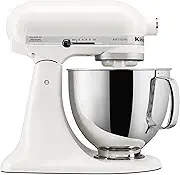 KitchenAid Artisan Series 5 Quart Tilt Head Stand Mixer, KSM150PS, Porcelain