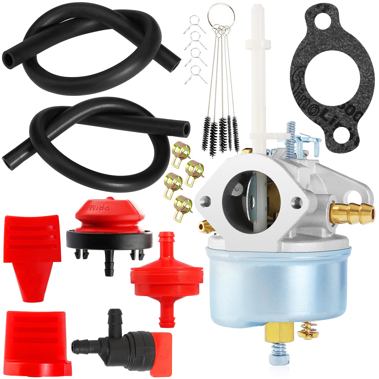 Carburador Compatible para Tecumseh 631954 632371 632371A H70 HSK70 7HP Snowking Snow Thrower Blower Tiller Go Kart Toro 38040 38050 38062 38063 38065 38072 38073 38510 38513 Ariens 724 ST724
