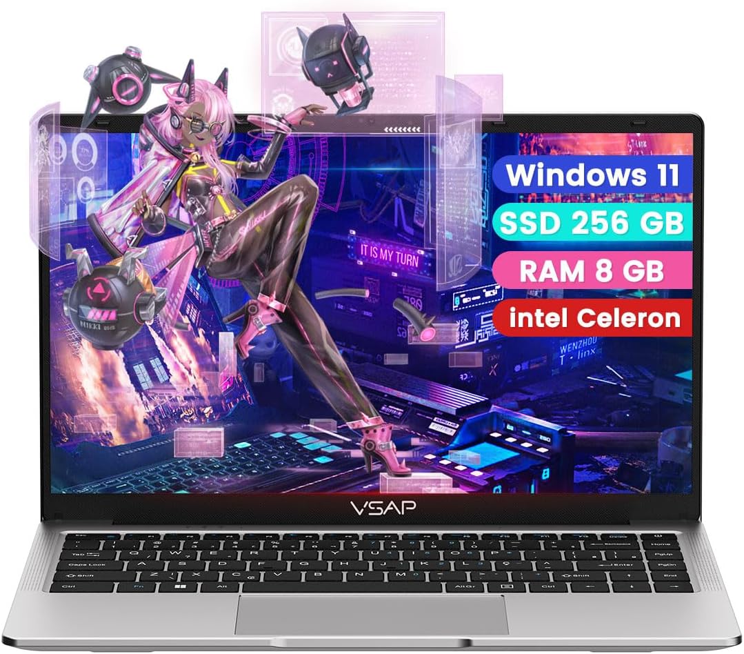 Notebook Intel Celeron 8gb Ram 256 Gb Ssd Laptop 1920x1080 FHD 14in Notebook Intel Celeron 8gb Ram 256 Gb Ssd Laptop 1920x1080 FHD 14in