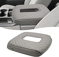 Vista 9 de KBH Funda para reposabrazos de consola central para Chevy Silverado y GMC Sierra 2019 2020 2021 2022 2023 2024 2025 2026, protector de tapa de Negro