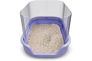 Cat Litter Box Splash Guard - Ultimate Litter Box Privacy & Pee Shield (4 Pack)