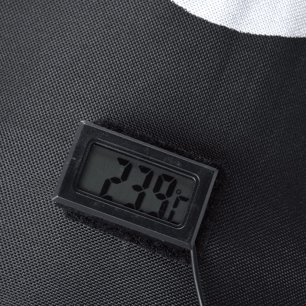 FLM Calentadores de neumáticos 17" - Para circuito de carreras - Controlado por termostato - Pack de 2 negro hasta neumático trasero 190