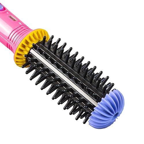 Miniatura 2 de Calista GoGo Mini cepillo redondo, herramienta compacta de peinado (explosión de cereza)