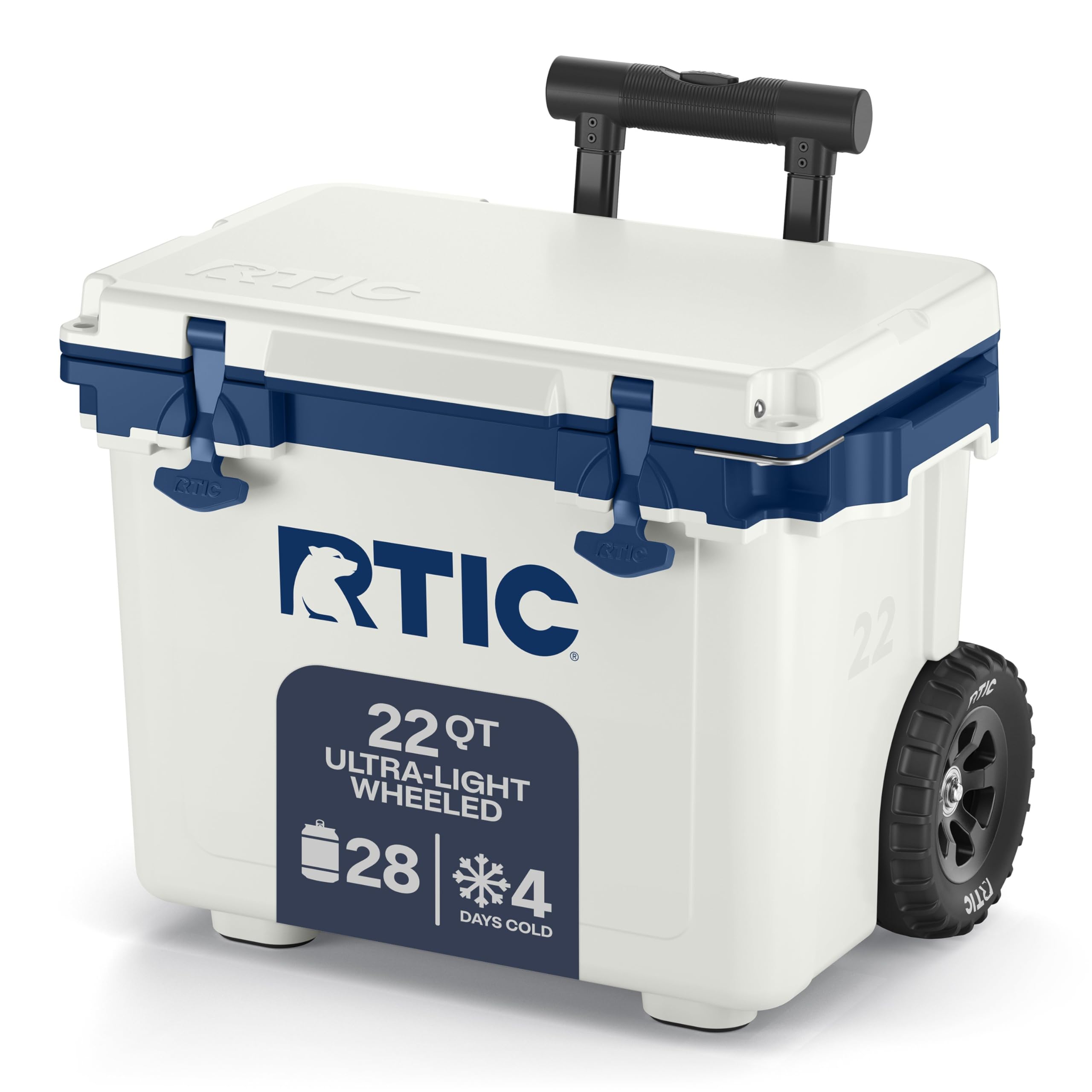 RTIC 22 QT Ultra-Light Wheeled Cooler Navy