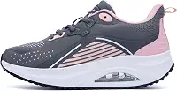 Tênis feminino para caminhada, suporte de arco, ortopédico, confortável, para fascite plantar, alívio da dor, 40-42