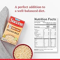 Vista 2 de Success Arroz hervido en bolsa, arroz integral, comidas de arroz rápidas y fáciles, caja de 14 onzas