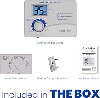 AprilAire humidistat manual vs digital control comparison