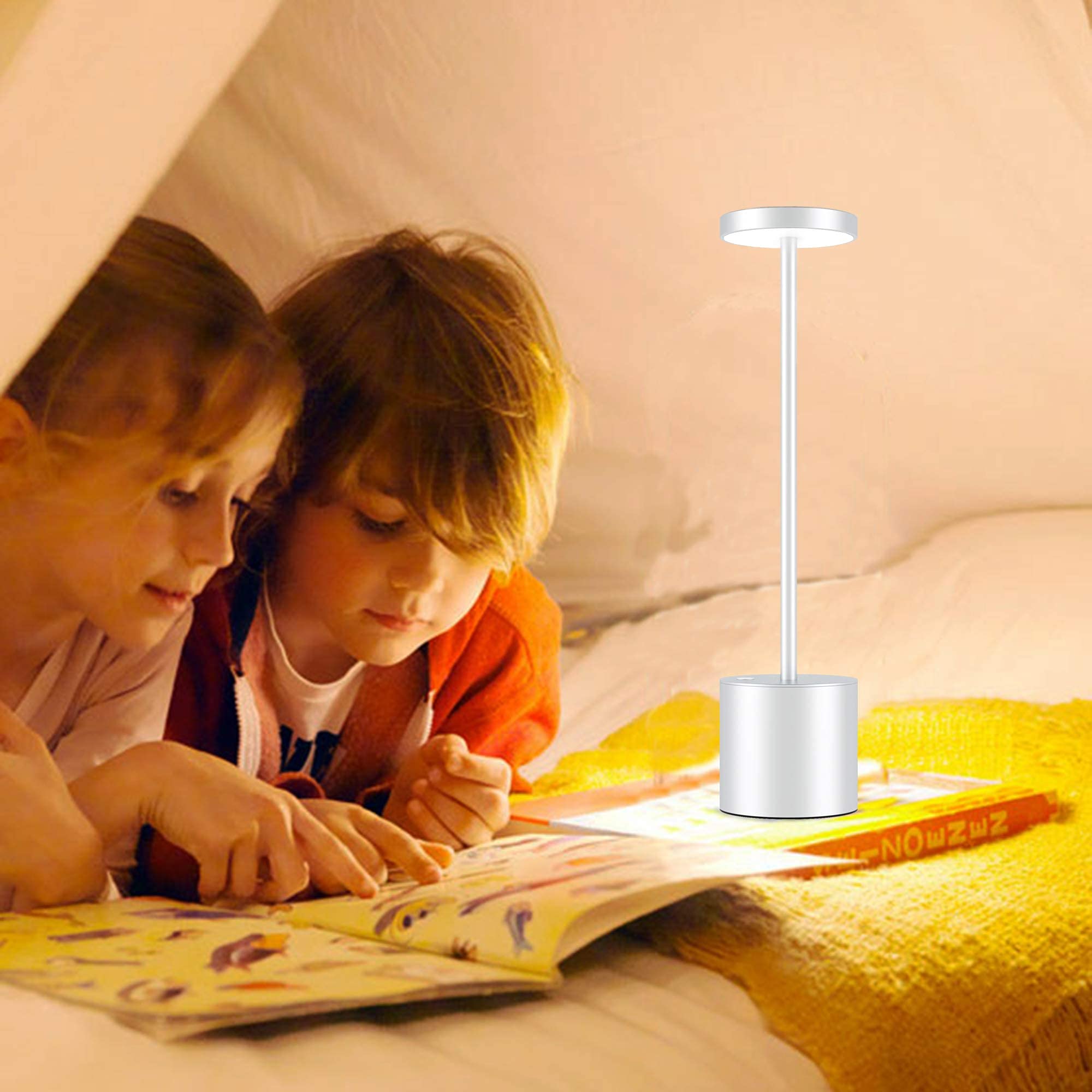 Set van 2 wandlampen op batterijen met afstandsbediening, binnen niet bekabeld, dimbaar, met linnen stoffen lampenkap voor slaapkamer, woonkamer, lamp inbegrepen (C Set van 2 wandlampen op batterijen met afstandsbediening, binnen niet bekabeld, dimbaar, met linnen stoffen lampenkap voor slaapkamer, woonkamer, lamp inbegrepen (C