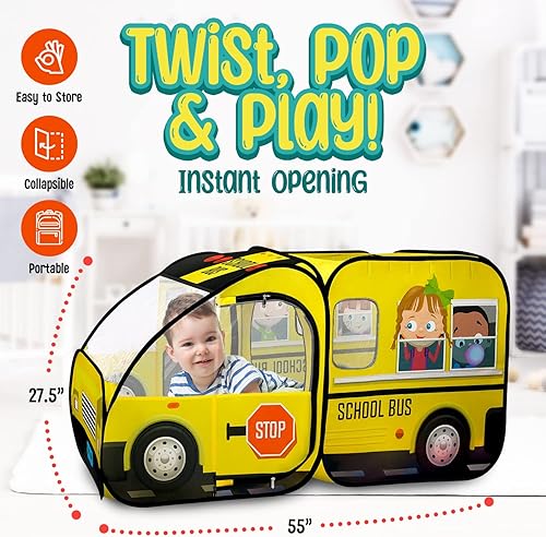 Miniatura 3 de Tienda de campaña desplegable para niños con botón de reproducción de sonido, piscina de pelotas para niños pequeños y mayores, tienda de campaña de