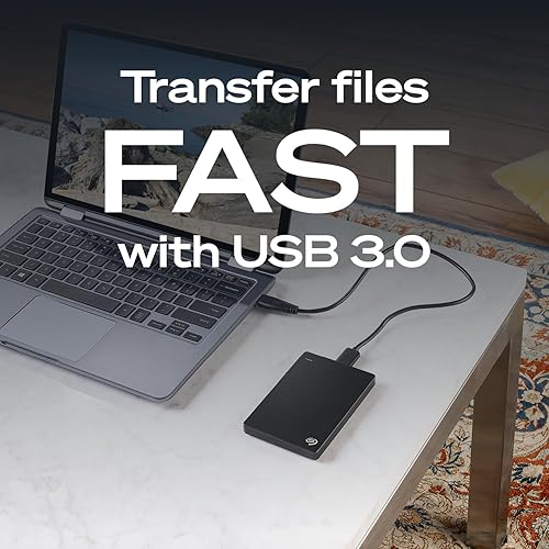 Vista 5 de Disco duro externo portátil Seagate de 5 TB - USB 3.0 para PC, Mac, PS4 y Xbox - Servicio de rescate de 1 año (STGX5000400), color negro