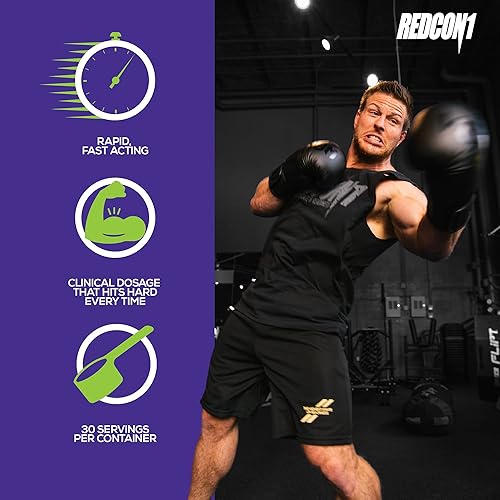 Miniatura 7 de Redcon1 Total War - Suplemento para entrenamiento 30 porciones potencia la energía aumenta la resistencia y el enfoque con beta-alanina 0012 onzas