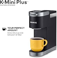 Vista 4 de Keurig K-Mini Plus - Cafetera de cápsulas K-Cup con taza de viaje (1 unidad)