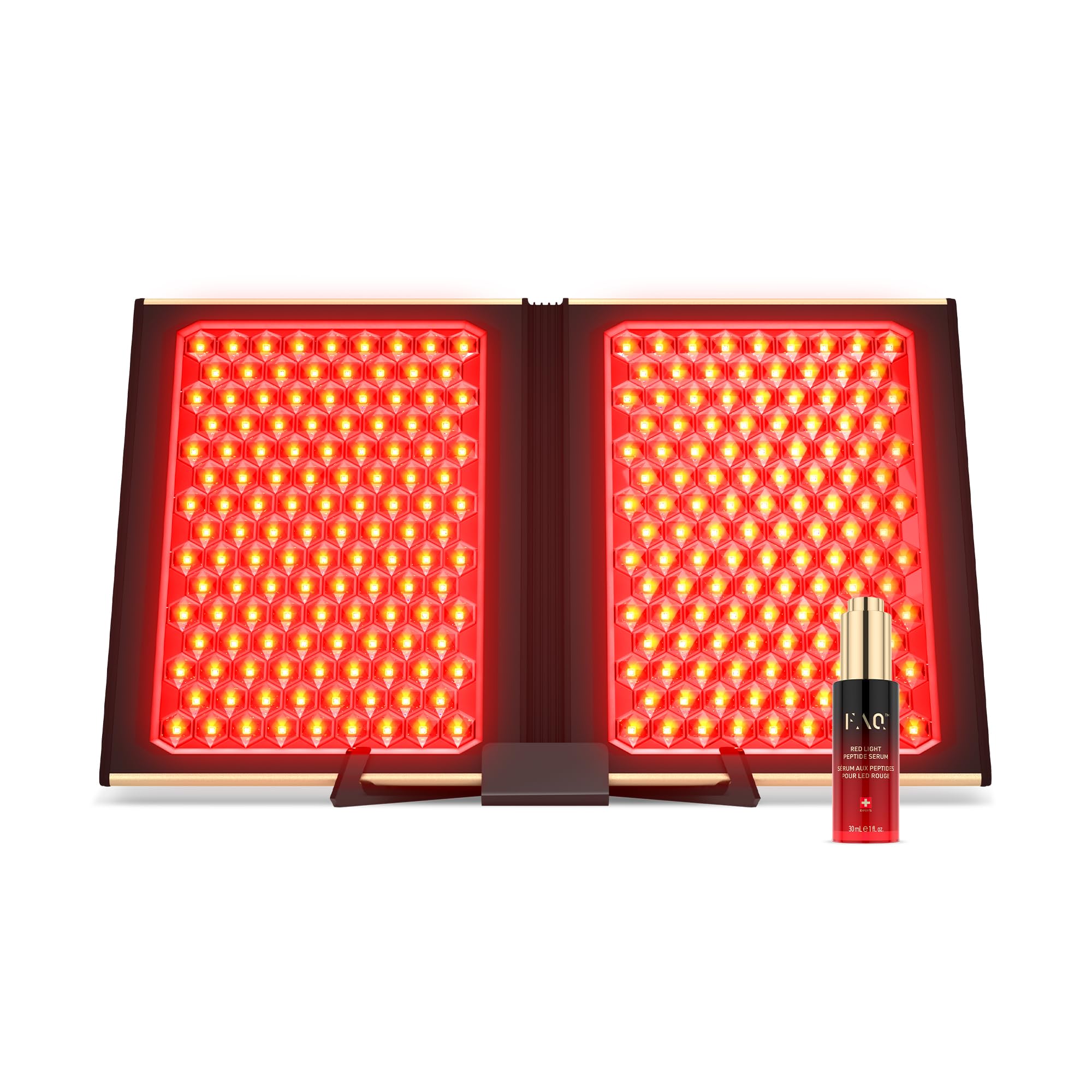 FAQ Dual-Gesichtspanel & FAQ Rotlicht-Peptidserum Set