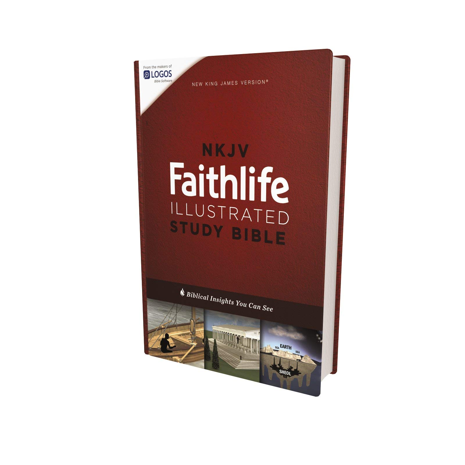 NIV Faithlife Illustrated Study Bible: New King James Version, Biblical Insights You Can See: Red Letter Edition