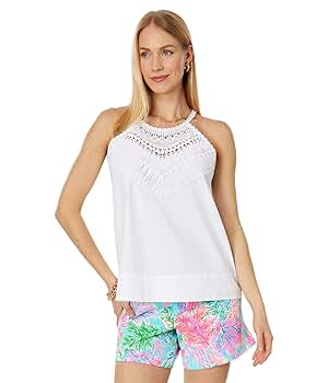 Ameri アメリ COTTON SILK HALTER TOP ホワイト HALTER NECK LONG SLEEVE SET TOP（Tシャツ/カットソー）｜Ameri