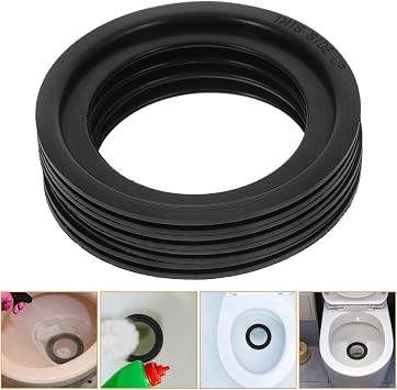 HANABASS 4pcs Rv Toilet Flush Sealing Rings Gaskets Replacement Toilet Flush Ball Seal Kit Bathroom Accessories