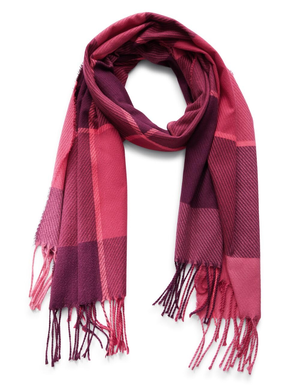 STREET ONE Damskie A572725 Twill Soft Light Big Madras, Power Berry, A, Power Berry, A