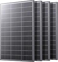 Vista 9 de N-Type 16BB - Panel solar de 100 W, panel solar compacto de 12 V y 100 W, 25 % módulo fotovoltaico monocristalino de alta eficiencia, para camping