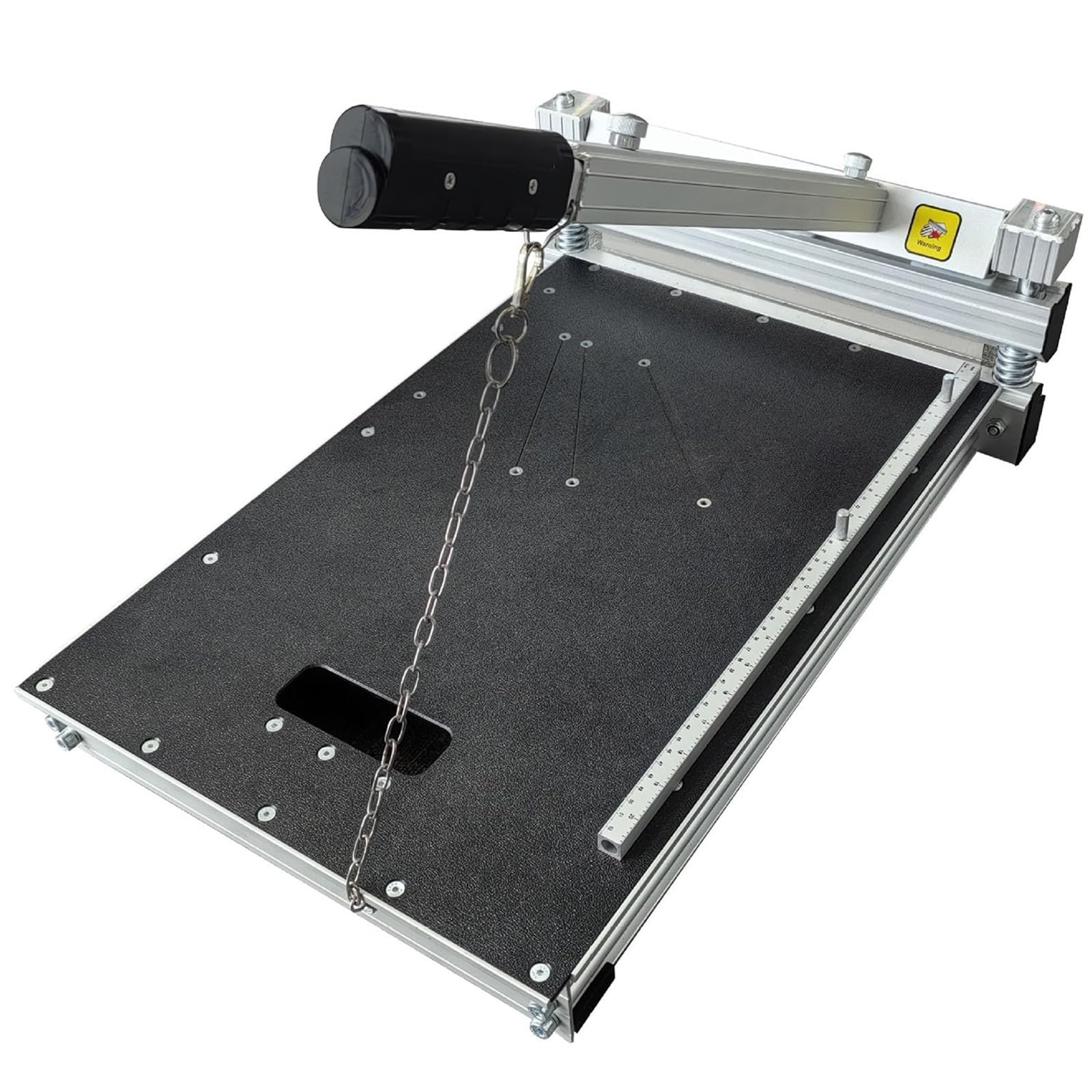 Maszyna do cięcia podłóg, przecinarka do laminatów do podłóg wielowarstwowych, szerokość cięcia 340 mm, rozmiar panelu 550 mm x 500 mm, idealna do podłóg parkietowych i gumowych