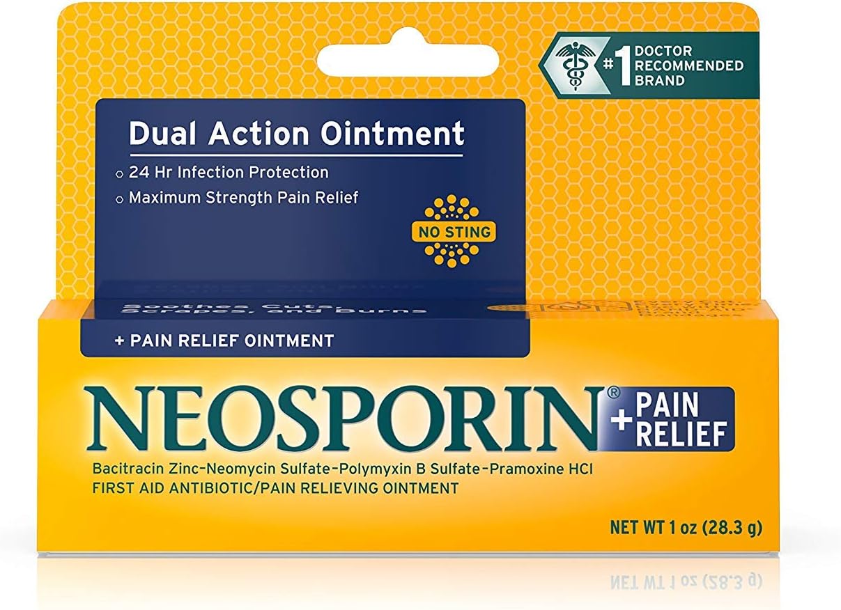Neosporin Plus Pain Relief, Maximum Strength Antibiotic