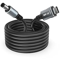 Vista 7 de Cable de alimentación USB C a CC de 3.3 pies x 0.083 in, para laptop Starlink mini cable de carga USB C entrada a salida DC5521 20V5A, funciona