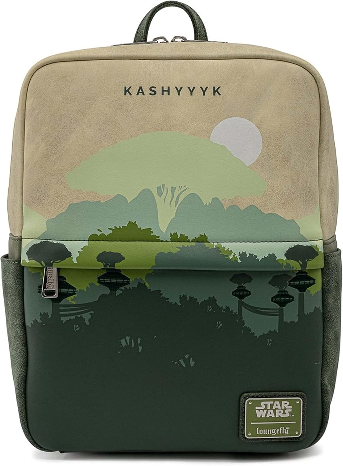 Loungefly Star Wars Lands Kashyyyk Square Womens Double Strap Shoulder Bag Purse