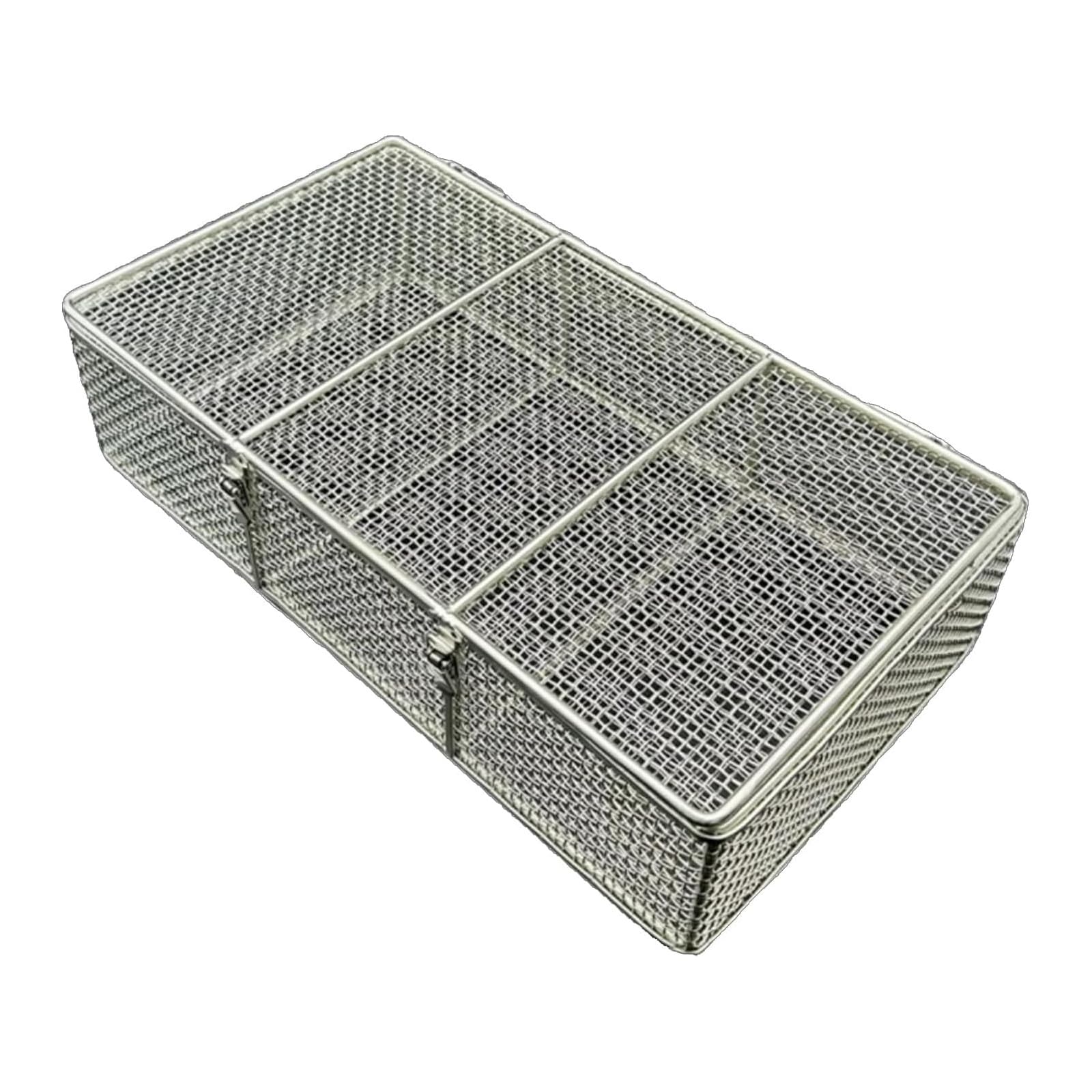 jiangjin Medical Tray, Surgical Tray, 304 Stainless Steel Sterilization, Medical Instrument Operating Basket with Cover,Suitable for Hospitals, Dental