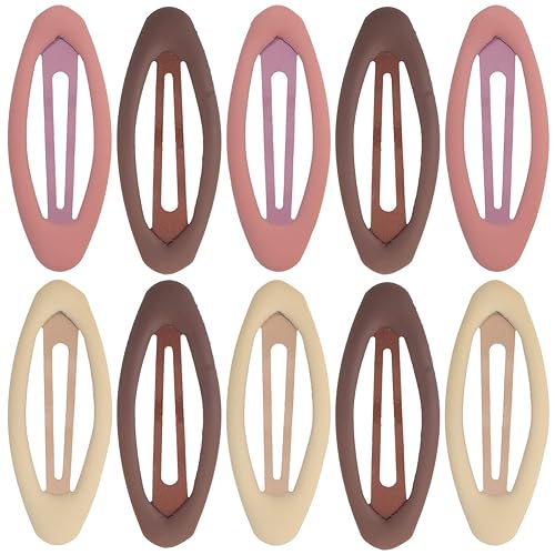 Miniatura 10 de EXCEART Pinzas para el cabello para niñas, 20 pinzas para el cabello, pasadores de metal coloridos, pinzas para el cabello a presión para mujeres y