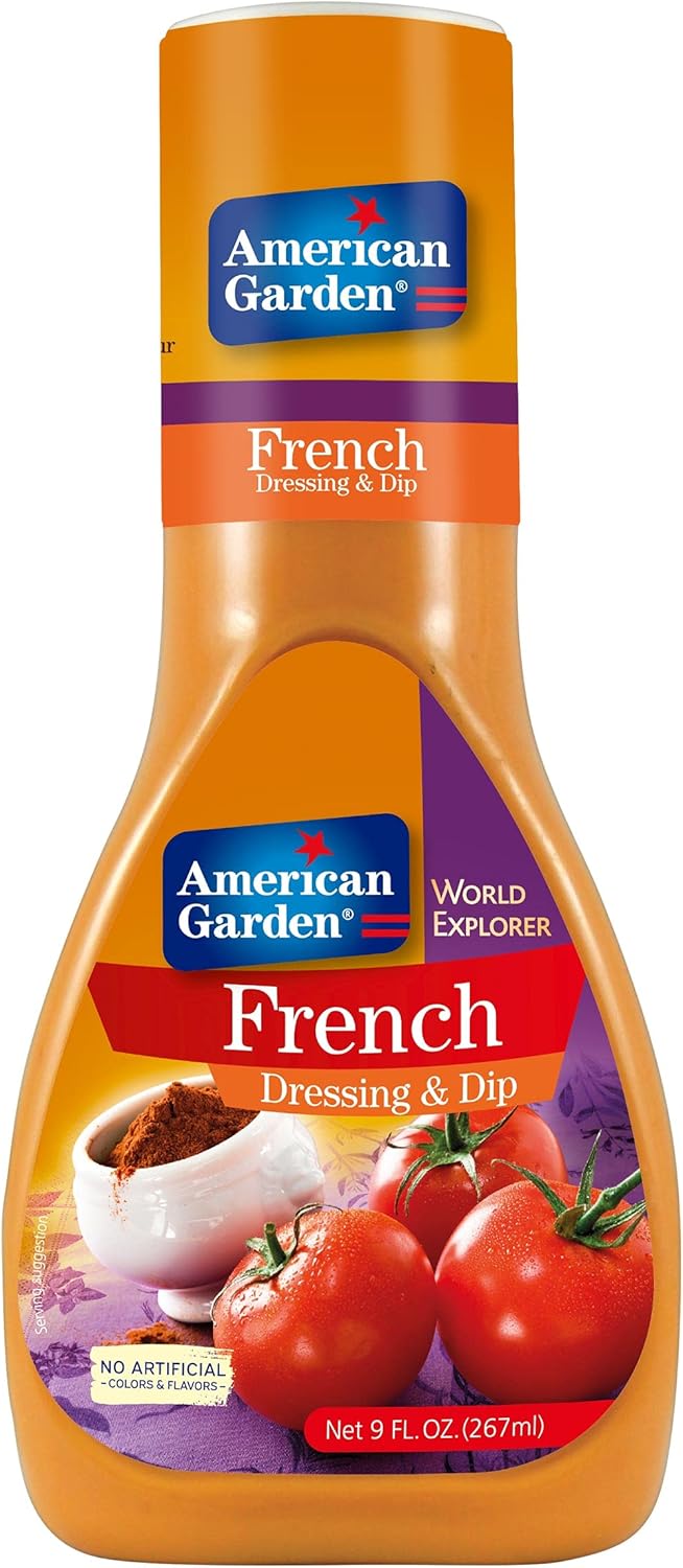 American Garden French Dressing & Dip, GlutenFree, DairyFree, 267ml